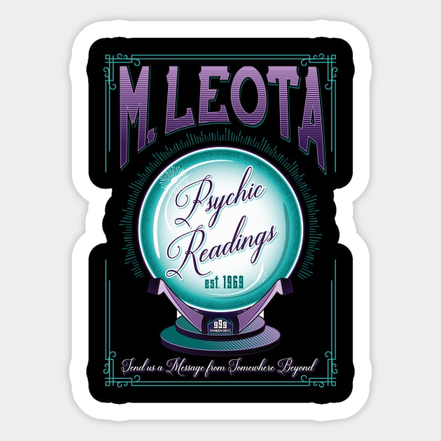 Leota Psychic Readings Sticker by ResortMagicMerch